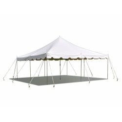 20x20 White Pole Tent